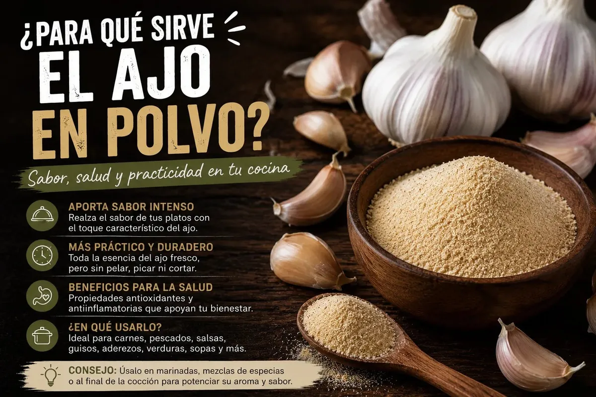 Ajo en Polvo: Qué Es y Cómo Usarlo en la Cocina