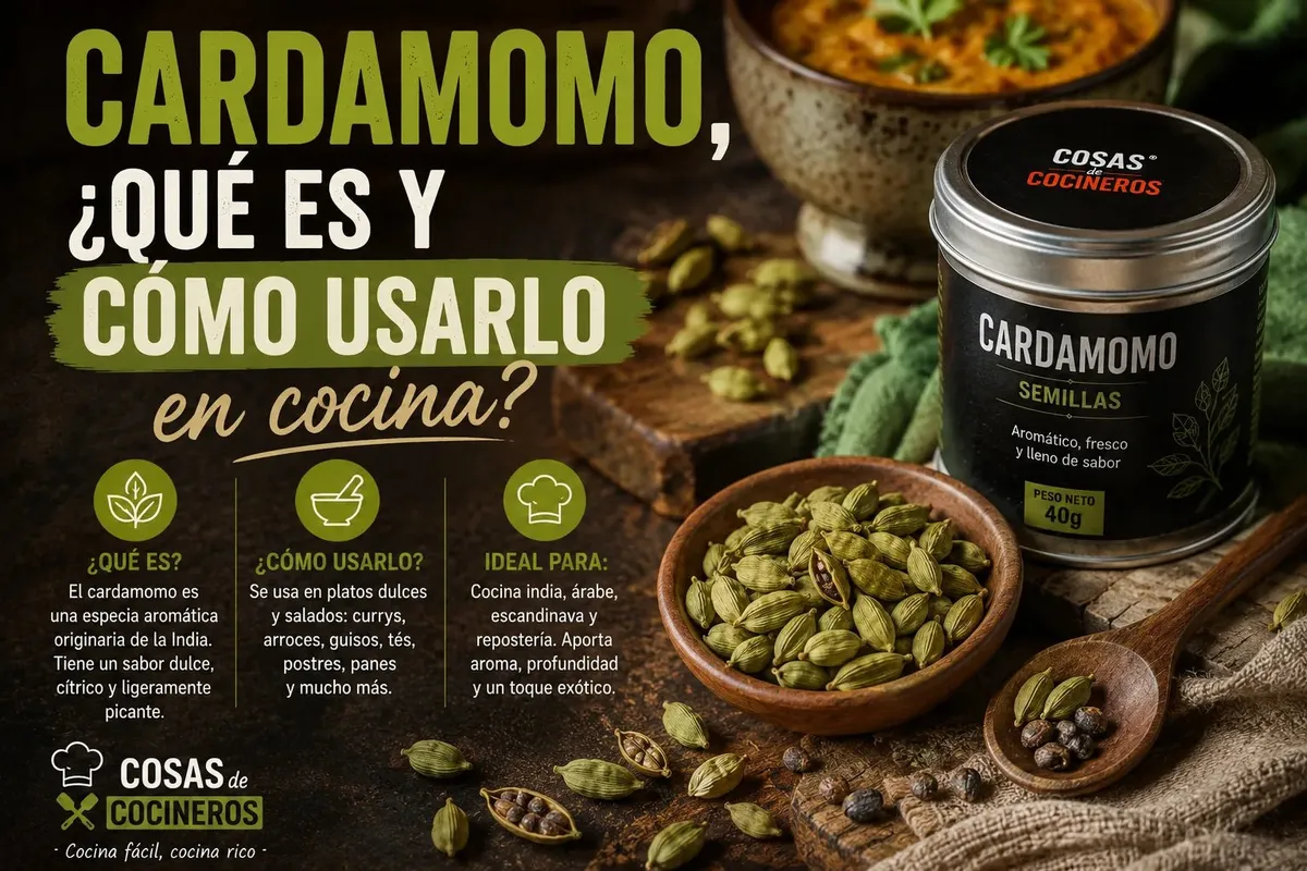 Cardamomo: Qué Es, Sabor y Cómo Usarlo en la Cocina