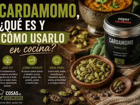 Cardamomo: Qué Es, Sabor y Cómo Usarlo en la Cocina