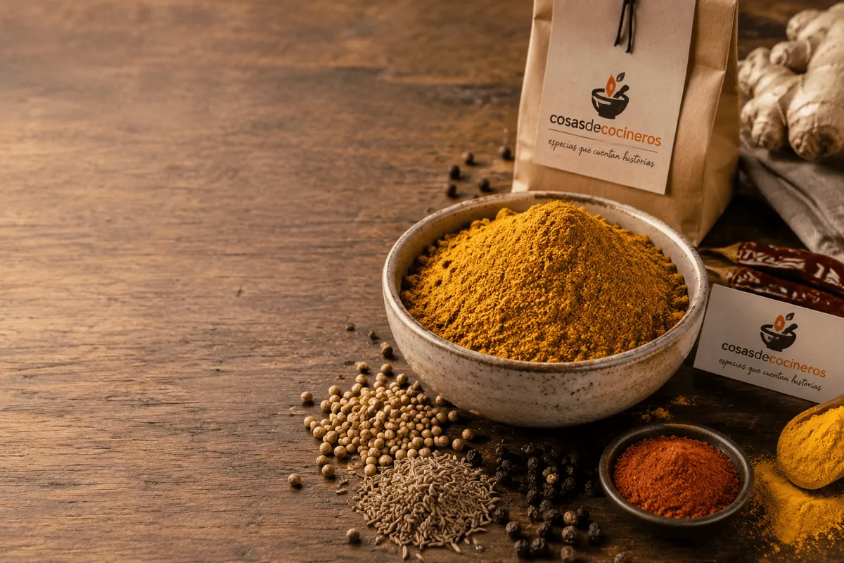 Qué especias lleva el curry Madras y en qué se diferencia de otros currys